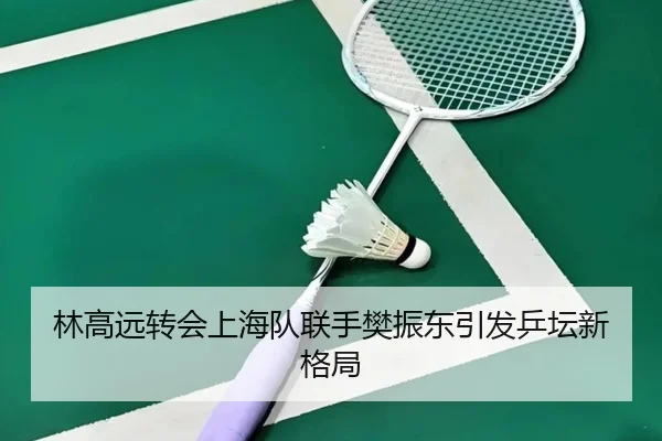 林高远转会上海队联手樊振东引发乒坛新格局